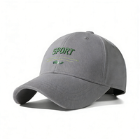 Casquette de baseball unisexe en daim imprimée personnalisée avec étiquette privée, style américain à 6 panneaux