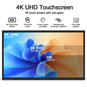 55 65 75 inch bảng tương tác 86 98 100 inch 4K 100 inch bảng tương tác cho giảng dạy ở trường - Product Image 2