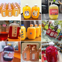 Wegwerp transparante vierkante PET plastic bekerdeksel voor koude thee, fruitwijn, azijn, mineraalwater, ijs-extractie, kleine inhoud