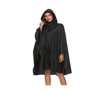 Nouveau design Vêtements de pluie imperméables pour adultes Cape de pluie poncho en polyester pour filles pour cadeaux