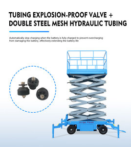 KCCL Aerial Work Platform 18m Electric <b>Mobile</b> Scissor Lift Platform - Product Image 4