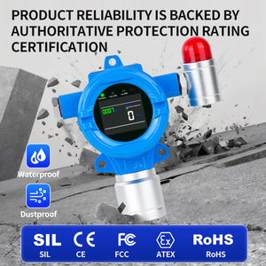 RTTPP ATEX CE Hydrogen <strong>Gas</strong> <strong>Leak</strong> Detector Alarm <strong>Gas</strong> Analyzers H2S H2 <strong>CH4</strong> C3H8 LPG Natural Combustible Fixed <strong>Gas</strong> Detector - Product Image 2