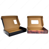 Caja de Envío Corrugada Ecológica Personalizada con Forma de Avión, Grabado en Relieve, Impresión Interior a Todo Color, Separador de Papel, Caja de Regalo con Cierre Automático