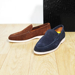 Chaussures de bureau en gros, mocassins en <span class=keywords><strong>daim</strong></span> de vache pour hommes, Zapatos, chaussures décontractées à enfiler pour hommes, chaussures mocassins confortables pour hommes - Product Image 4