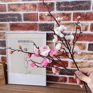 Branche de fleur de prunier artificielle CallaFloral rose rouge, décoration intérieure pour la maison, mariage, fête 36890 - Product Image 2