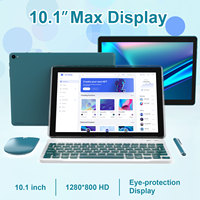 Tablette Android 10.1 pouces 32 Go Tablettes Ordinateur 10.1 pouces IPS HD Display 2.4G + 5G + WiFi6 WiFi 10.1 "Tablette PC