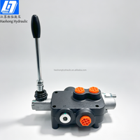 Katup Kontrol Arah Monoblock Manual Kapasitas Tinggi 80 Liter/menit Distributor Hidrolik P80 1 Spool Katup Hidrolik Manual