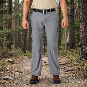 Pantalones Cargo Desmontables para Hombre, Talla Grande, Transpirables, de Secado Rápido, para Senderismo y Actividades al Aire Libre - Product Image 2