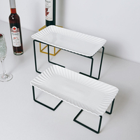 Étagère à gâteaux à plusieurs niveaux, plateau de service pour buffet d'hôtel, support à pâtisserie, pain et desserts pour la restauration événementielle