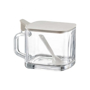Juego de caja de condimentos Combinación para el hogar Caja de almacenamiento de cocina Frascos Botellas de condimentos Glutamato monosódico Salero Condimento de especias - Product Image 2