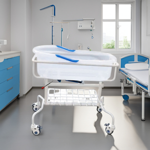 Fábrica multifunción infantil médico <span class=keywords><strong>ABS</strong></span> plástico bebés pediátrico cama Hospital cuna carrito de bebé - Product Image 5
