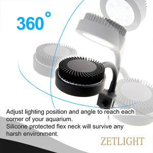 Lámpara LED para Acuario Zetlight <span class=keywords><strong>M1</strong></span> <span class=keywords><strong>PRO</strong></span> de 6 W, Luz Nano de Espectro Completo para Acuarios de Agua Dulce con Plantas y Peceras Pequeñas - Product Image 5