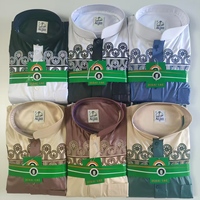 Tenue Traditionnelle Arabe pour Hommes de Dubaï, Style Qatar, 2 Pièces avec Pantalon, Thobe Musulman, Couleur Unie, Vêtements Islamiques, Qamis Homme