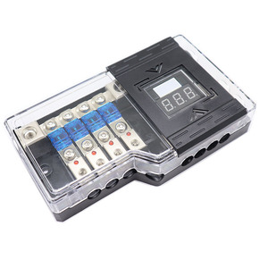 Blok Distribusi Sekring 4 Sirkuit Tugas Berat Ground Lug AFS Mini ANL Standar untuk Amplifier Audio Mobil, Kendaraan Jalan Raya, dan Peralatan Kapal - Product Image 3
