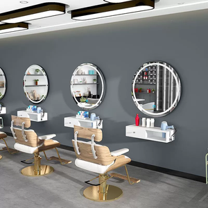 Espejo Circular con Iluminación LED para Barbería, Espejo de Salón con Luz LED, Gran Venta - Product Image 5