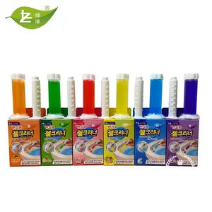 Custom Logo 14Pcs Flower Natural Fragrance Toilet Gel Cleaner Deodorizer Toilet Cleaner Gel