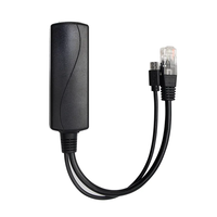 SDaPo PS0502 IEEE 802.3af Micro USB Splitter PoE actif Alimentation sur Ethernet 48V vers 5V 2.4A 13W ABS