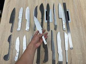 YC910 Optimal Balance cuisine lame de couteau ébauches captiver biseau meulage partiel caché pleine soie affûtage gratuit lame vierge fiable - Product Image 3