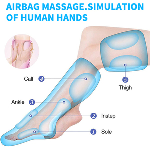 Botas de Fisioterapia de Venta Directa del Fabricante, Masajeador de Aire de Pierna Completa con Control Remoto para Pies y Pantorrillas ST501B, Compresión de Aire - Product Image 6
