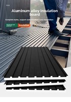 Toiture extérieure moderne en sandwich PU, acier double face, aluminium, métal, écologique, résistant à la corrosion, ignifuge, imperméable