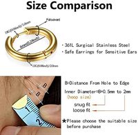Vente en gros : Ensemble de grandes boucles d'oreilles créoles simples et luxueuses, tendance et populaires, en acier inoxydable plaqué or 18 carats, pour hommes et femmes