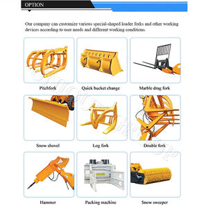 Precio negociable Mini máquina cargadora 1 tonelada 2ton 3ton Granja Hogar Nueva cargadora de ruedas pequeña - Product Image 6