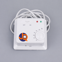 Harga Pabrik OEM Unit Kontrol Suhu Digital Termostat Ruangan 220V IP67 Bersertifikat CE Rentang 10~60C Akurasi 1C 18A