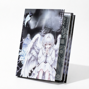 Vinilo Decorativo de Pared con Diseño de Chica Ángel de Anime, Adhesivo de PVC con Impresión Digital y Laminado Brillante para Decoración del Hogar - Product Image 2
