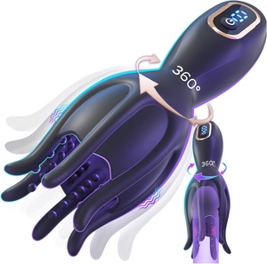 360 °   Vibrador de Pene con Estimulación del Glande, Rotatorio y Vibrante, Juguete Sexual para Hombres, Masturbador Automático Masculino - Product Image 1