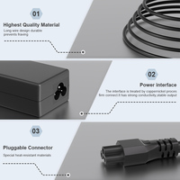 Cargador de Laptop al por Mayor de Fábrica, 45W 19V 2.37A 5.5*2.5MM, Adaptador de Corriente CA para Laptop