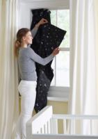 Cortinas de viaje para bebés/niños, uso de viaje, cortina opaca portátil temporal, persianas opacas ajustables