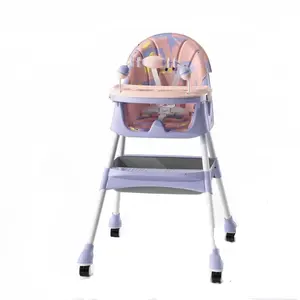 Mehrzweck faltbar tragbar 6 Monate bis 3 Jahre Baby Baby Sicherheit High Feeding Esstisch Stuhl mit Sicherheits gurt