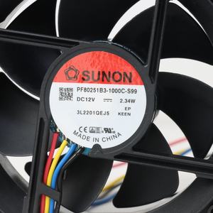 Ventilador Axial de Refrigeración para Gabinete Eléctrico SUNON PF80251B3-1000C-S99 80x80x25mm 12VDC 195mA 2.34W 4200RPM 53CFM con Rodamiento de Bolas - Product Image 6