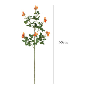 Rosas Artificiales de Seda, Mini Rosas Sonrientes de Alta Simulación, Decoración de Lujo para el Hogar, Accesorios para Bodas y Exteriores - Product Image 5