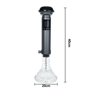 2025 mới sang trọng điện Omni hookah nhôm Shisha có thể sạc lại hookah với pin không có than - Product Image 2