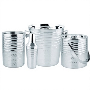Juego de barra de acero inoxidable de 4 piezas con un doble - Product Image 1