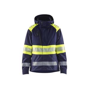 BLAKLADER - 443019778933XL Chaqueta de concha de alta visibilidad para mujer Azul marino/Amarillo-EAN 7330509855409 ROPA DE TRABAJO DE LA HI-VIS - Product Image 1