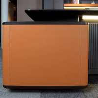Sécurité de haute qualité en forme de L Boss Table Desk Executive Luxury Unique President CEO Manager Office Table and Chairs Furniture