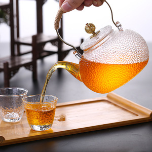 Modern Borosilicate Glass Kung Fu <b>Tea</b> <b>Set</b> with Whistling Double Wall Teapot Portable Eco-Friendly Durable Coffee & <b>Tea</b> <b>Set</b> - Product Image 3