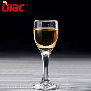 Lilac BSCI SGS LFGB 10ml logo kustom bar restoran hotel miniatur rumah tumbler sublimasi minuman keras anggur Cina gelas shot
