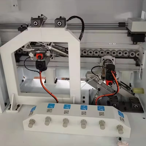 Máquina de Encintado de Bordes de PVC <span class=keywords><strong>MDF</strong></span> de Alta Velocidad <span class=keywords><strong>con</strong></span> Curva de 45 Grados, 6 Funciones, Totalmente Automática para Trabajos en Madera - Product Image 3