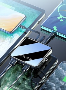 Batería <span class=keywords><strong>Externa</strong></span> Portátil Mini de 10000mAh con Logotipo OEM, USB <span class=keywords><strong>Tipo</strong></span> <span class=keywords><strong>C</strong></span>, con Cable Integrado para Teléfonos Móviles, Bancos de Energía y Estaciones de Carga - Product Image 6