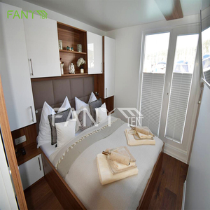 Maison flottante 2 chambres <span class=keywords><strong>Sea</strong></span> <span class=keywords><strong>king</strong></span> 10m 33 pieds Maison flottante en aluminium Système de traitement des eaux usées pour les bateaux Maison flottante avec terrasses sur le toit - Product Image 4