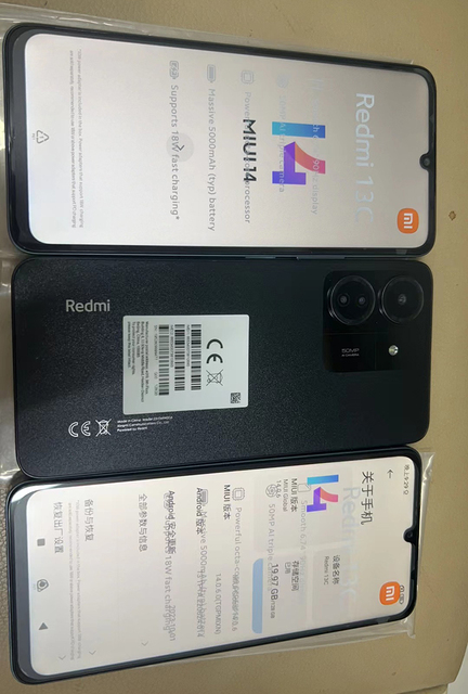 Original Global Version 128GB MediaTek Helio G85 Octa Core Smartphone for Xiaomi Redmi 13C 50MP Camera 5000mAh 90Hz 6.74"  MIUI