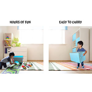 Boîtes pliables personnalisées en polyester <span class=keywords><strong>cube</strong></span> Rectangle panier organisateur pour garçons et filles stockage de jouets conception multifonctionnelle - Product Image 6