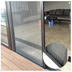 Moustiquaire plissée en fibre de verre à prix d'usine pour porte et fenêtre, anti-insectes - Product Image 5