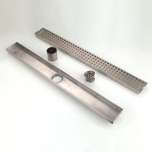 Largo <span class=keywords><strong>Rectangular</strong></span> de celosía de acero inoxidable suelo drenajes <span class=keywords><strong>para</strong></span> <span class=keywords><strong>ducha</strong></span> en el cuarto de baño - Product Image 6