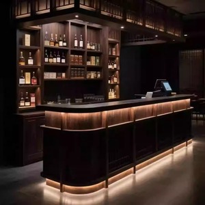 Quầy <span class=keywords><strong>bar</strong></span> Chất lượng cao tùy chỉnh Quầy <span class=keywords><strong>Bar</strong></span> Gỗ cho các cửa hàng cà phê hoặc trung tâm thương mại - Product Image 2