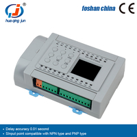 PLC Huaqingjun 12DI 12DO con Salida de Transistor, RS485, WIFI, Control por Aplicación Móvil, Software PLC Modbus RTU para Hogar Inteligente