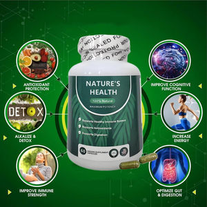 Produits de vente chauds Toutes les capsules de superaliments verts naturels avec supplément à base de plantes de <span class=keywords><strong>chlorella</strong></span> biologique pour une désintoxication puissante - Product Image 2